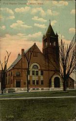 First Baptist Church Clinton, MA Postcard Postcard Postcard