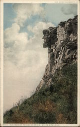 Old Man of the Mountains Postcard