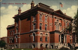 Public Library Postcard