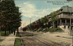 Wood Street Residence Section Wilkinsburg, PA Postcard Postcard Postcard