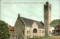 John Raymond Memorial Universalist Church Scranton, PA Postcard Postcard Postcard