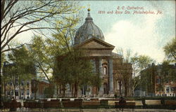 RC Cathedral - 18th and Race Streets Philadelphia, PA Postcard Postcard Postcard