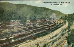 Emporium Lumber Company Mill & Yard Postcard