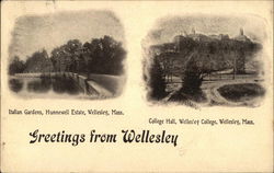 Greetings from Wellesley Postcard
