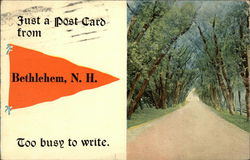 Just a Postcard from Bethlehem Postcard