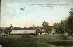 Deman Thompson's Residence "The Old Homestead" Postcard