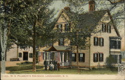 Col. WS Pillsbury's Residence Londonderry, NH Postcard Postcard Postcard