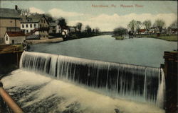 Scenic Mousam River View Postcard