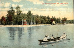 Belle Island, Lake Cobbosseecontee Postcard