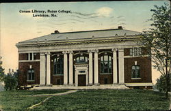 Coram Library at Bates College Postcard