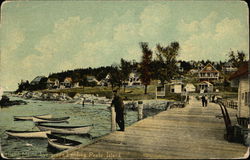 Evergreen Landing, Peaks Island Postcard