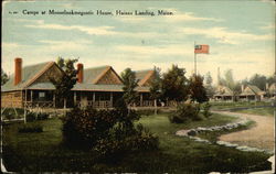 Camps at Mooselookmeguntic House, Haines Landing Rangeley, ME Postcard Postcard Postcard
