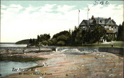 Mt. Desert Reading Room Bar Harbor, ME Postcard Postcard Postcard