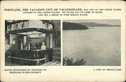 Portland Water District, A Vie of Sebago Lake Postcard
