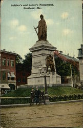 Soldiers and Sailors Monument Postcard