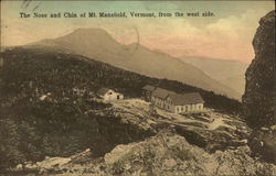 The Nose and Chin of Mt. Mansfield, Vermont, from the west side. The Nose and Chin of Mt. Mansfield, Vermont, from the west side.