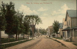 River St., Looking East Postcard