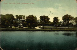 Lake, Sea Side Park Bridgeport, CT Postcard Postcard Postcard