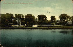 Lake, Sea Side Park Postcard