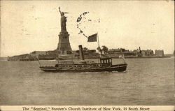 The "Sentinel," Seamen's Church Institute of New York, 25 South Street Postcard Postcard Postcard