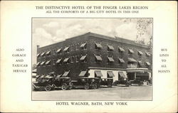 Hotel Wagner Bath, NY Postcard Postcard Postcard