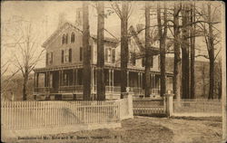 Residence of Mr Edward W Berry Postcard