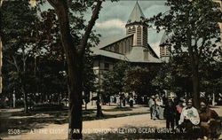 At the close of an Auditorium Meeting Ocean Grove, NJ Postcard Postcard Postcard