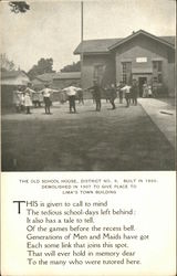 The Old School House Lima, NY Postcard Postcard Postcard