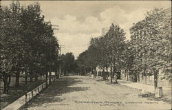 Rochester Street Looking North Lima, NY Postcard Postcard Postcard