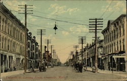 Lafayette Street, looking North Postcard