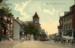Main Street Mount Holly, NJ Postcard Postcard Postcard