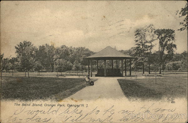 The Band Stand at Orange Park New Jersey