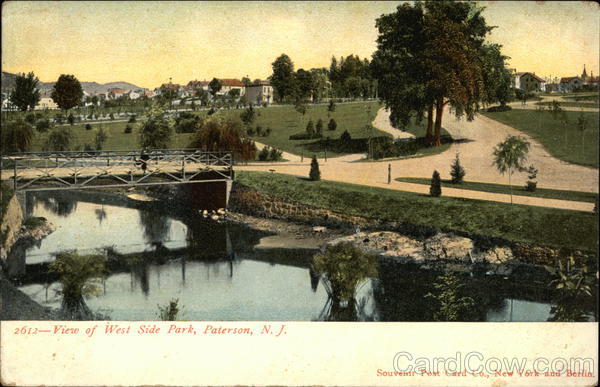 View of West Side Park Paterson New Jersey