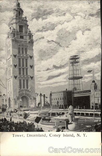 Tower, Dreamland Coney Island New York