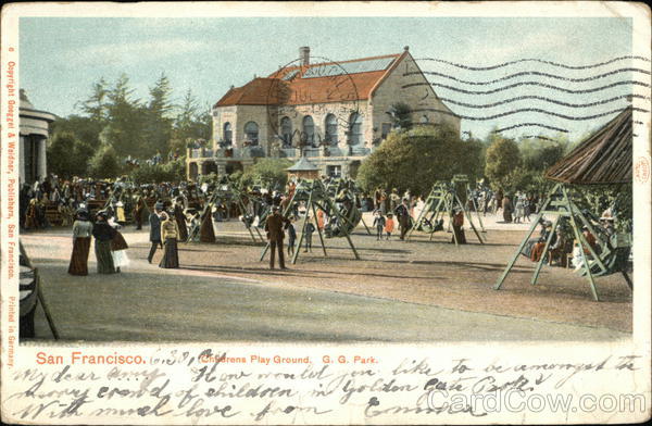 Children's Playground, G.G. Park San Francisco California