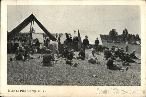 Mess at Pine Camp Fort Drum New York