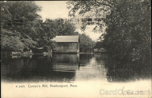 Water View of Curzon's Mill Newburyport Massachusetts