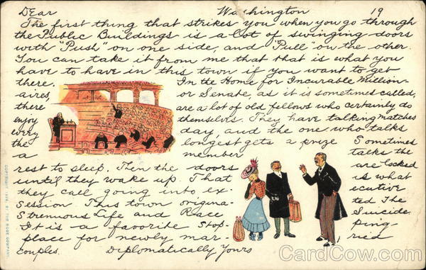 Rose Company Card, Washington, DC District of Columbia