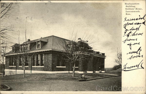 Headquarters Building, Soldiers' Home Leavenworth Kansas