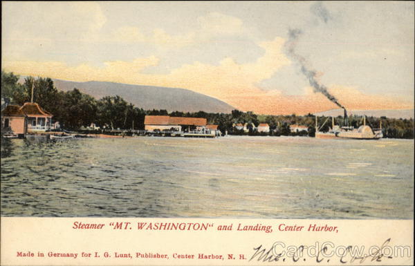 Mt. Washington Steamer Center Harbor New Hampshire