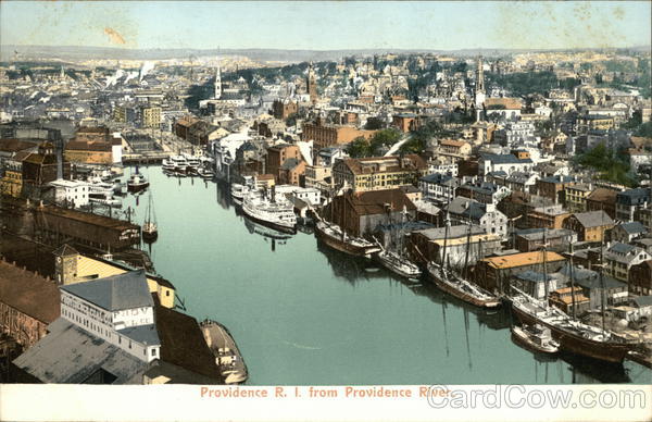 Providence from Providence River Rhode Island