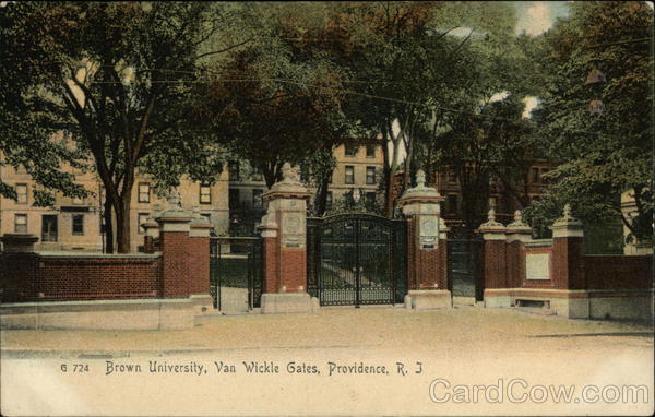 Brown University, Van Wickle Gates Providence Rhode Island