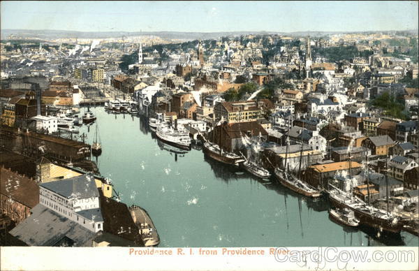 Providence, RI from Providence River Rhode Island