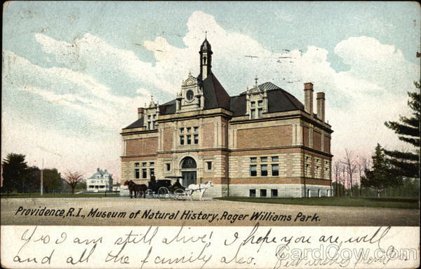Museum of Natural History at Roger Williams Park Providence Rhode Island