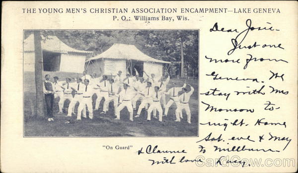 The Young Men's Christian Association Encampment Lake Geneva Wisconsin