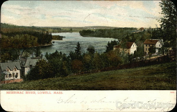 Scenic View of Merrimac River Lowell Massachusetts