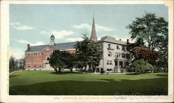 Gymnasium and Pay House, Radcliff College Cambridge Massachusetts