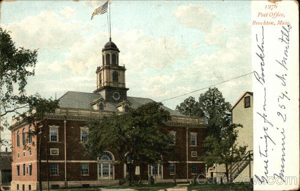 Post Office Brockton Massachusetts