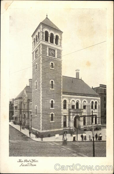 The Post Office Lowell Massachusetts