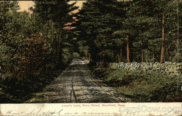 Lover's Lane, Ware Street Mansfield Massachusetts